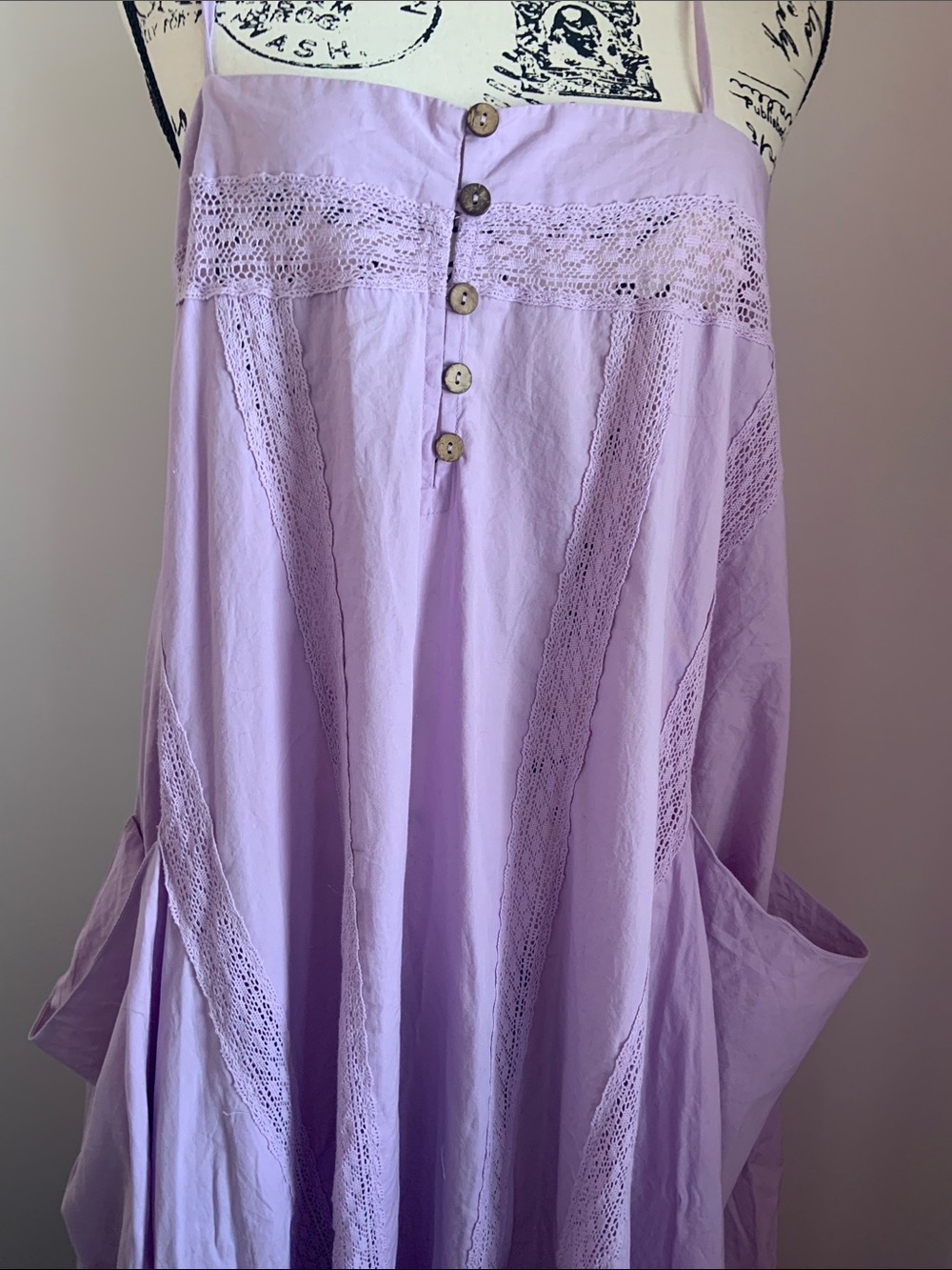 Free People crochet lace maxi dress - Picture 3 of 9